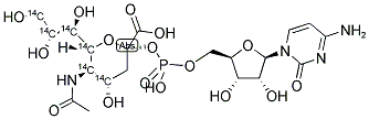 CYTIDINE 5'-MONOPHOSPHATE, SIALIC ACID, [SIALIC-4,5,6,7,8,9-14C]- Struktur