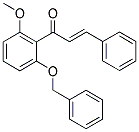 1-[2-(BENZYLOXY)-6-METHOXYPHENYL]-3-PHENYLPROP-2-EN-1-ONE Struktur