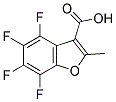 4,5,6,7-TETRAFLUORO-2-METHYL-1-BENZOFURAN-3-CARBOXYLIC ACID Struktur