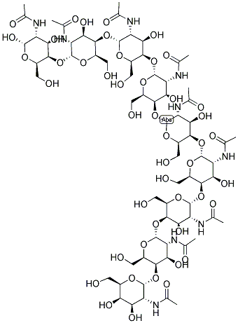 ALPHA-1,4-D-N-ACETYL GALACTOSAMINE NONAMER Struktur