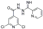 N'4-IMINO(2-PYRIDYL)METHYL-2,6-DICHLOROPYRIDINE-4-CARBOHYDRAZIDE Struktur