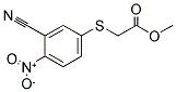 METHYL 2-(3-NITRILO-4-NITROPHENYLTHIO)ACETATE Struktur