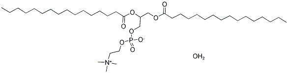 DL-BETA,GAMMA-DIPALMITOYL-ALPHA-LECITHIN Struktur