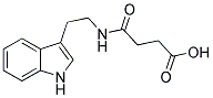 4-([2-(1H-INDOL-3-YL)ETHYL]AMINO)-4-OXOBUTANOIC ACID Struktur