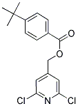 (2,6-DICHLORO-4-PYRIDYL)METHYL 4-(TERT-BUTYL)BENZOATE Struktur