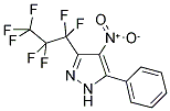 3-(HEPTAFLUOROPROPYL)-4-NITRO-5-PHENYLPYRAZOLE Struktur