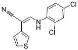 3-(2,4-DICHLOROANILINO)-2-(3-THIENYL)ACRYLONITRILE Struktur