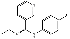 N-(4-CHLOROPHENYL)-N'-ISOPROPYL-3-PYRIDINECARBOXIMIDAMIDE Struktur