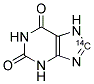 XANTHINE, [8-14C] Struktur