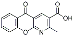 2-METHYL-5-OXO-5H-CHROMENO[2,3-B]PYRIDINE-3-CARBOXYLIC ACID Struktur