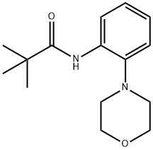 2,2-DIMETHYL-N-(2-MORPHOLINOPHENYL)PROPANAMIDE Struktur