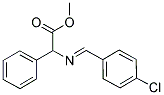 METHYL 2-([(4-CHLOROPHENYL)METHYLENE]AMINO)-2-PHENYLACETATE Struktur