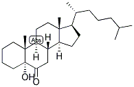 CHOLESTAN-5-ALPHA-OL-6-ONE Struktur