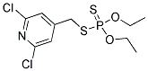 S-[(2,6-DICHLOROPYRIDIN-4-YL)METHYL] O,O-DIETHYL PHOSPHODITHIOATE Struktur