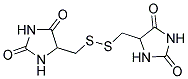 5-(([(2,5-DIOXO-4-IMIDAZOLIDINYL)METHYL]DITHIO)METHYL)IMIDAZOLIDINE-2,4-DIONE Struktur