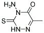 4-AMINO-6-METHYL-3-THIOXO-2,3,4,5-TETRAHYDRO-1,2,4-TRIAZIN-5-ONE Struktur