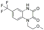 1-(2-METHOXYETHYL)-6-(TRIFLUOROMETHYL)-2,3(1H,4H)-QUINOXALINEDIONE Struktur