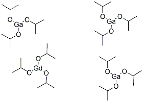 GADOLINIUM GALLIUM ISOPROPOXIDE Struktur