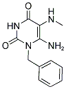 6-AMINO-1-BENZYL-5-METHYLAMINOURACIL Struktur