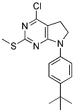 7-(4-TERT-BUTYLPHENYL)-4-CHLORO-6,7-DIHYDRO-2-(METHYLTHIO)-(5H)-PYRROLO[2,3-D]PYRIMIDINE