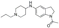 1-ACETYL-2,3-DIHYDRO-N-(1-PROPYLPIPERIDIN-4-YL)-(1H)-INDOL-5-AMINE Struktur