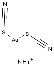 GOLD AMMONIUM THIOCYANATE Struktur