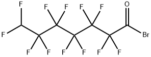 7H-PERFLUOROHEPTANOYL BROMIDE Struktur