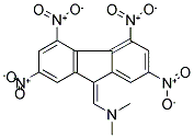 N,N-DIMETHYL-N-[(2,4,5,7-TETRANITRO-9H-FLUOREN-9-YLIDEN)METHYL]AMINE Struktur