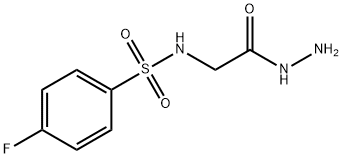 4-FLUORO-N-(2-HYDRAZINO-2-OXOETHYL)BENZENESULFONAMIDE Struktur