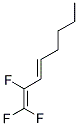 1,1,2-TRIFLUORO-1,3-OCTADIENE Struktur