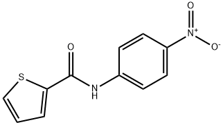 N-(4-NITROPHENYL)-2-THIENYLFORMAMIDE Struktur