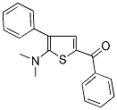 [5-(DIMETHYLAMINO)-4-PHENYL-2-THIENYL](PHENYL)METHANONE Struktur