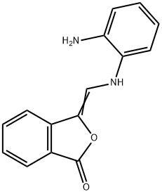 3-[(2-AMINOANILINO)METHYLENE]-2-BENZOFURAN-1(3H)-ONE Struktur