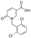 1-(2,6-DICHLOROBENZYL)-6-OXO-1,6-DIHYDRO-3-PYRIDINECARBOXYLIC ACID Struktur