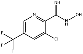 3-CHLORO-N'-HYDROXY-5-(TRIFLUOROMETHYL)-2-PYRIDINECARBOXIMIDAMIDE Struktur