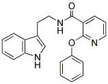 N-(2-INDOL-3-YLETHYL)(2-PHENOXY(3-PYRIDYL))FORMAMIDE Struktur