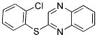 2-CHLOROPHENYL 2-QUINOXALINYL SULFIDE Struktur