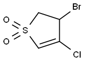 3-BROMO-4-CHLORO-2,3-DIHYDRO-1H-1LAMBDA6-THIOPHENE-1,1-DIONE Struktur