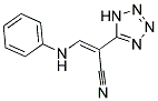 2-(2H-2,3,4,5-TETRAAZOLYL)-3-(PHENYLAMINO)PROP-2-ENENITRILE Struktur