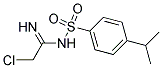 N1-(2-CHLOROETHANIMIDOYL)-4-ISOPROPYLBENZENE-1-SULFONAMIDE Struktur