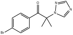 1-(4-BROMOPHENYL)-2-METHYL-2-(1,2,4-TRIAZOLYL)PROPAN-1-ONE Struktur