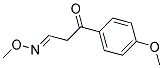 3-(4-METHOXYPHENYL)-3-OXOPROPANAL O-METHYLOXIME Struktur