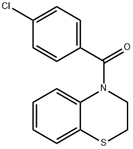 (4-CHLOROPHENYL)(2,3-DIHYDRO-4H-1,4-BENZOTHIAZIN-4-YL)METHANONE Struktur