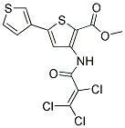 METHYL 5-(3-THIENYL)-3-[(2,3,3-TRICHLOROACRYLOYL)AMINO]THIOPHENE-2-CARBOXYLATE Struktur