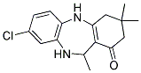 2,10-DIAZA-13-CHLORO-5,5,9-TRIMETHYLTRICYCLO[9.4.0.0(3,8)]PENTADECA-1(11),3(8),12,14-TETRAEN-7-ONE Struktur