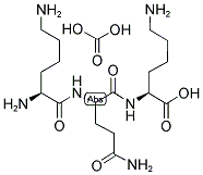 H-LYS-GLN-LYS-OH CARBONATE SALT Struktur