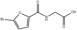 [(5-BROMO-FURAN-2-CARBONYL)-AMINO]-ACETIC ACID Struktur