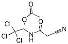 2,2,2-TRICHLORO-1-[(2-CYANOACETYL)AMINO]ETHYL ACETATE Struktur