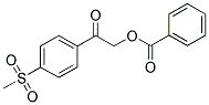 BENZOIC ACID, [4-(METHYLSULPHONYL)BENZOYL]METHYL ESTER Struktur