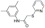 N-(3,5-DIMETHYLPHENYL)-2-(2-PYRIDINYLSULFANYL)ACETAMIDE Struktur